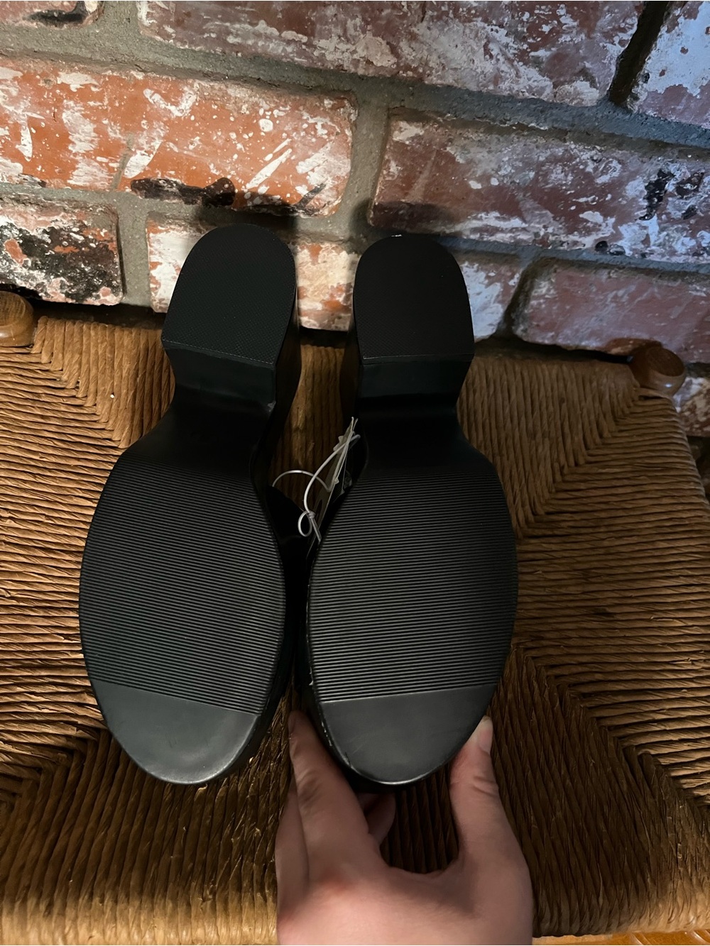 a new day Black Platform Slide Mules - Picture 5 of 5